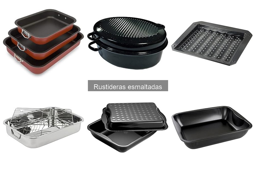 Comparativa de Rustideras Esmaltadas vs Acero Inoxidable