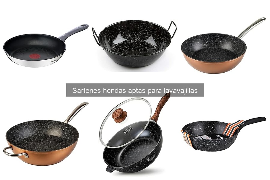 Comparativa de sartenes hondas aptas para lavavajillas
