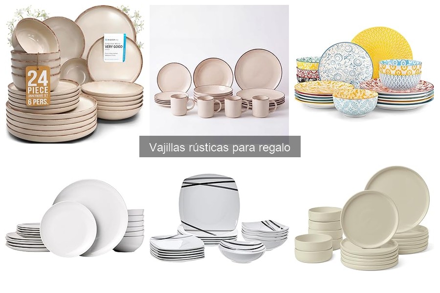 Comparativa de Vajillas Rústicas vs. Convencionales