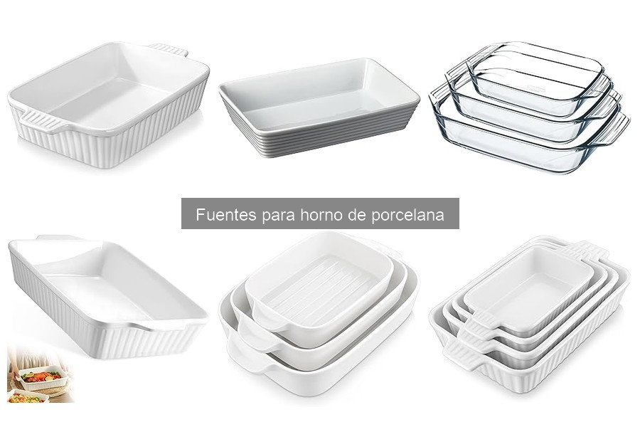 Comparativa: Fuentes para horno de porcelana vs cristal