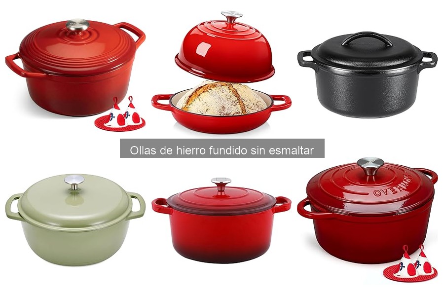 Comparativa: Ollas de Hierro Fundido Esmaltadas vs Sin Esmaltar