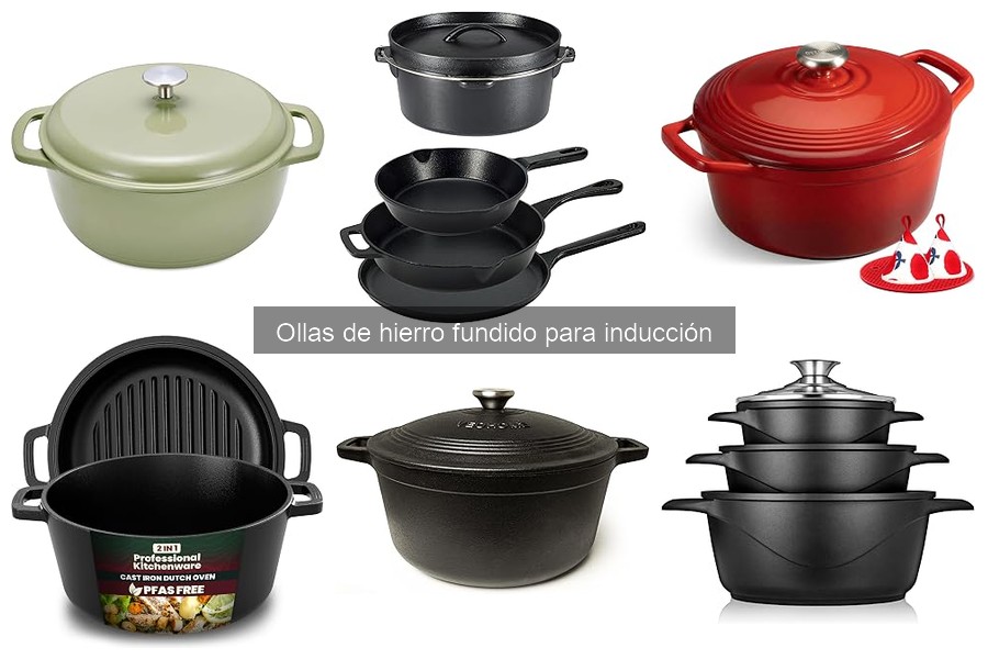 Comparativa: Ollas de Hierro Fundido vs. Acero Inoxidable para Inducción