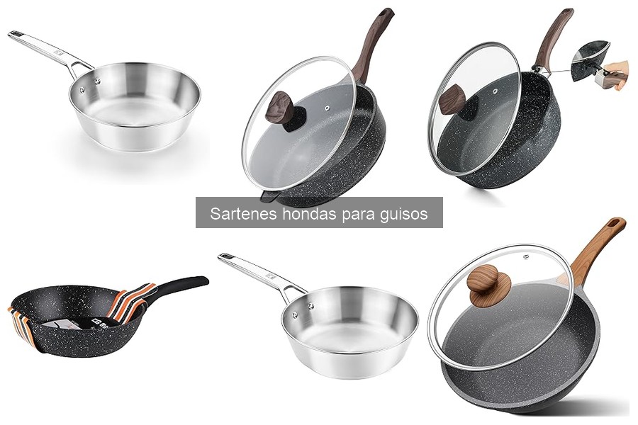 Comparativa: Sartenes hondas vs normales para guisos