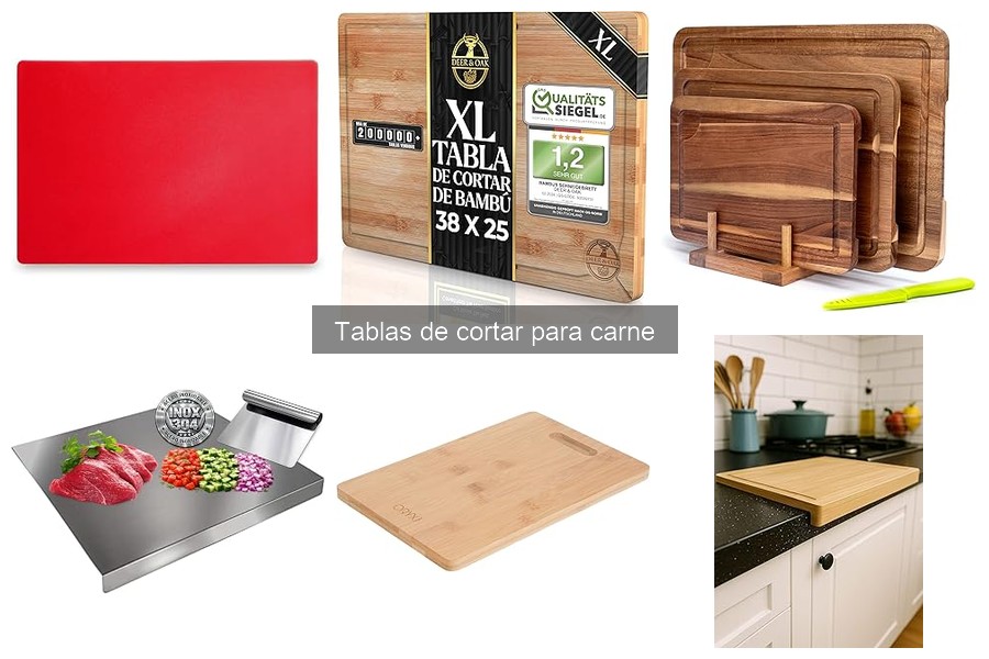 Comparativa: Tablas de cortar para carne de madera vs. plástico