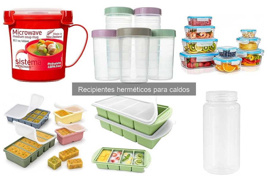 Consejos para limpiar recipientes herméticos de caldos