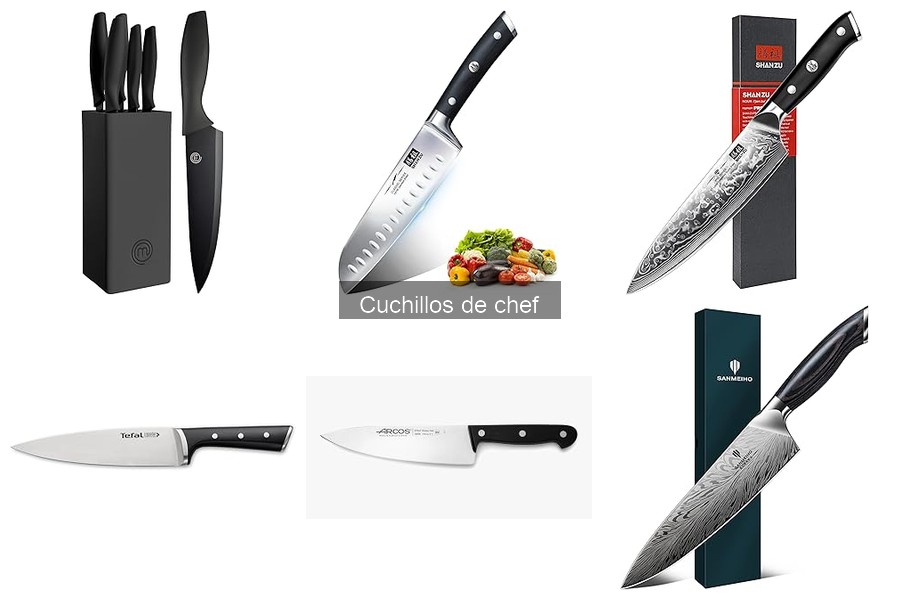 Cuchillos de chef recomendados por menos de 50 euros