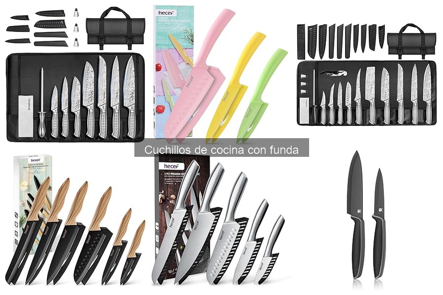 Cuchillos de cocina con funda: ¿son seguros para almacenar?