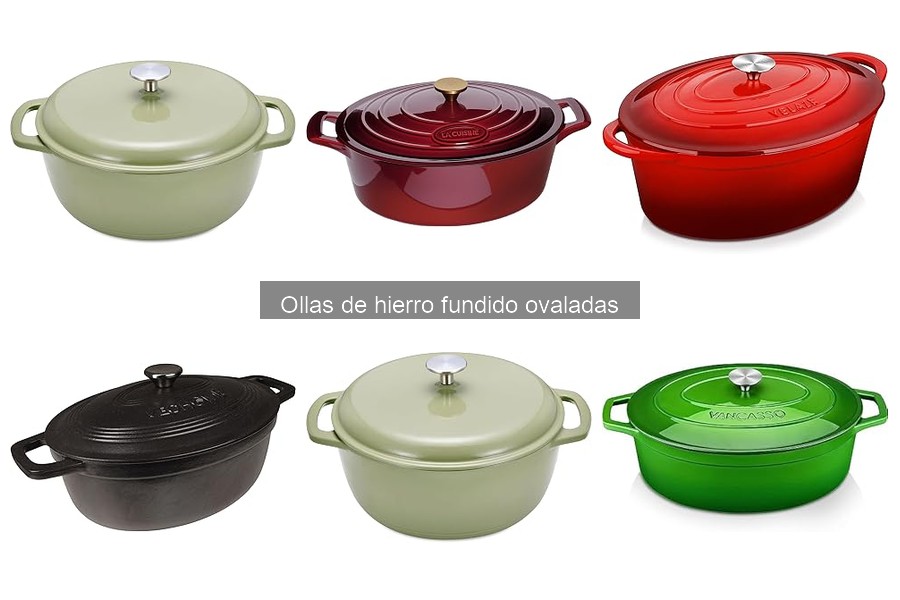 Descubre las ollas de hierro fundido ovaladas y sus beneficios
