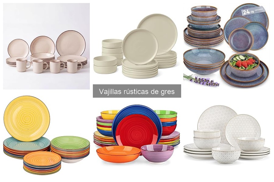 Descubre las Vajillas Rústicas de Gres: Diseño y Usos