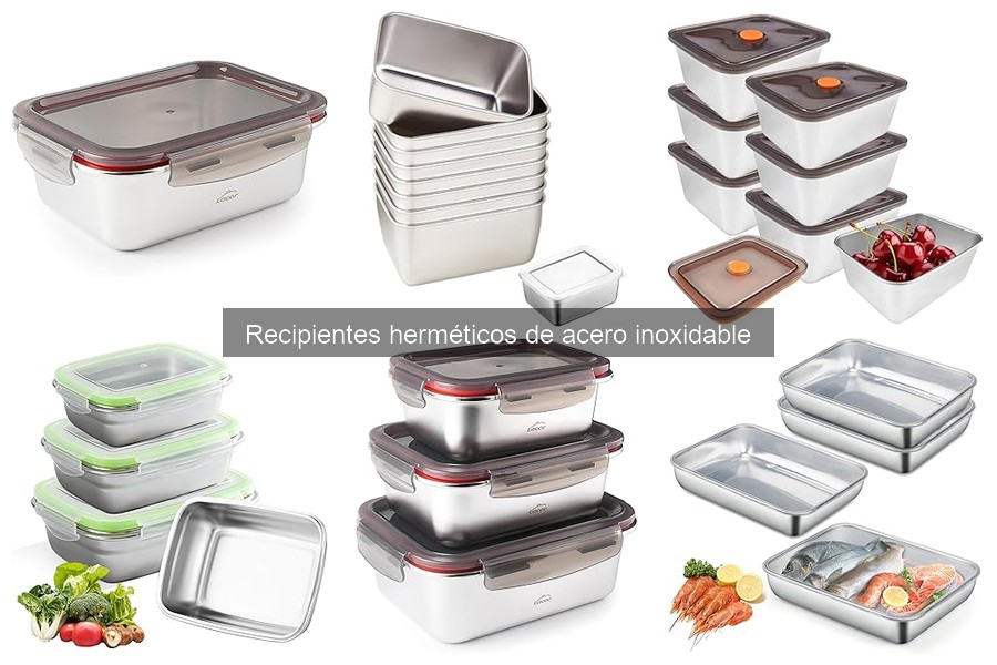 Descubre los Recipientes Herméticos de Acero Inoxidable