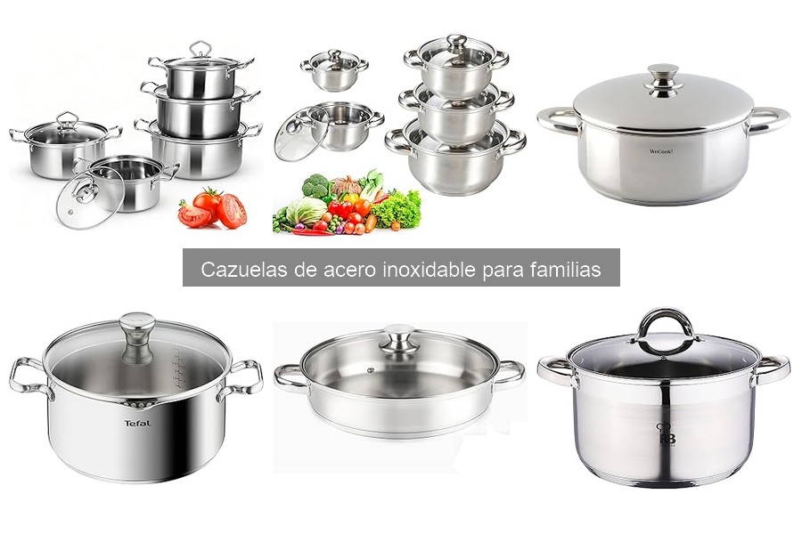 Dónde comprar cazuelas de acero inoxidable a buen precio