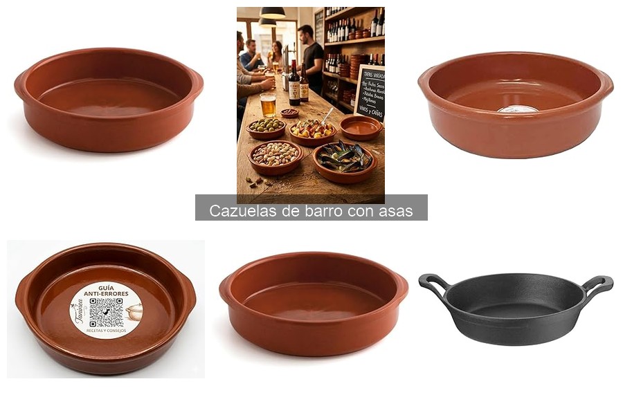 Dónde comprar cazuelas de barro con asas y precios