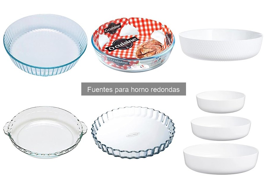 Dónde comprar fuentes para horno redondas a buen precio
