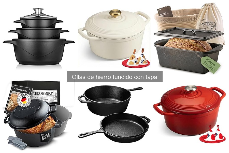 Dónde comprar ollas de hierro fundido con tapa a buen precio
