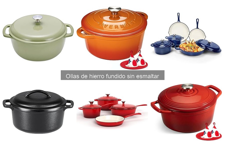 Dónde comprar ollas de hierro fundido sin esmaltar online
