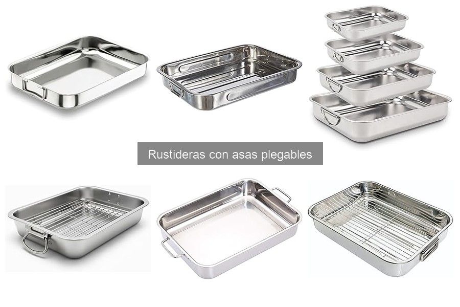 Dónde comprar rustideras con asas plegables a buen precio