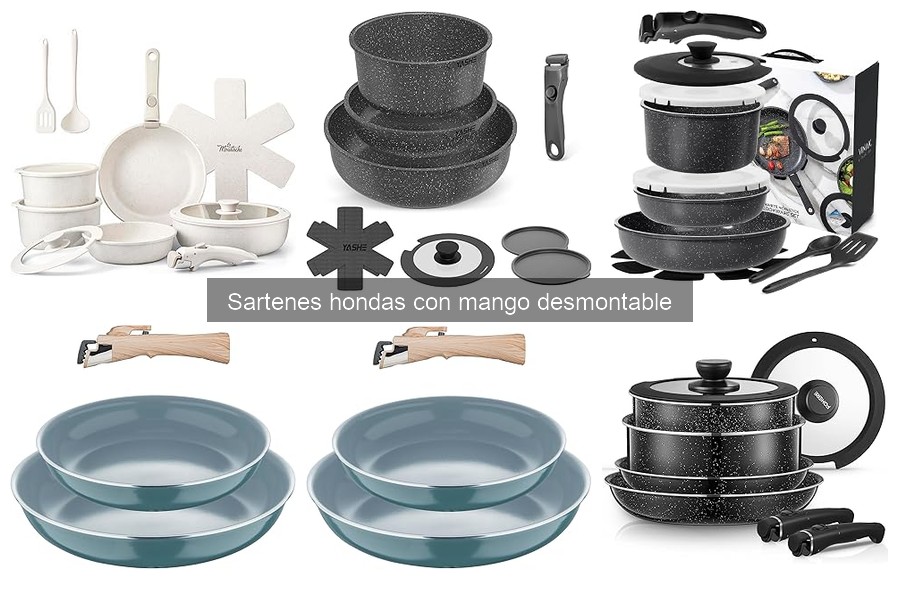 Dónde comprar sartenes hondas desmontables al mejor precio