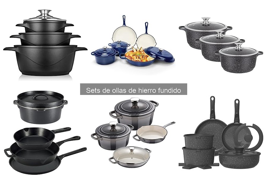 ¿Dónde comprar sets de ollas de hierro fundido a buen precio?