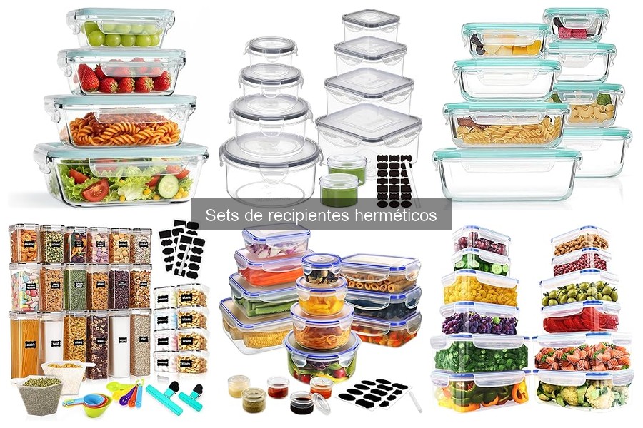 Dónde comprar sets de recipientes herméticos al mejor precio