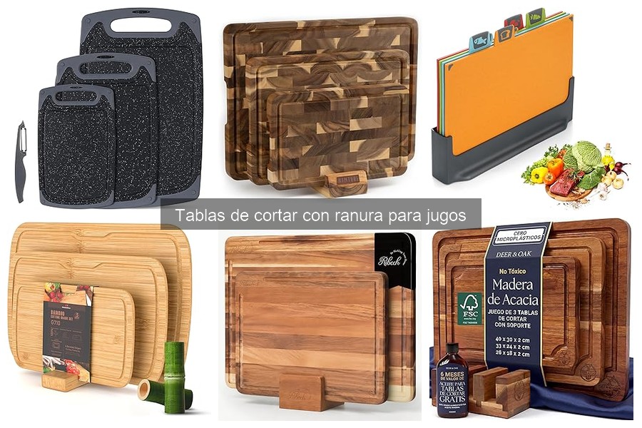 Dónde Comprar Tablas de Cortar con Ranura para Jugos