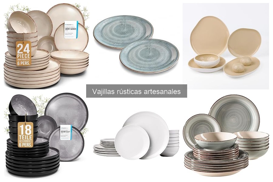 Dónde comprar vajillas rústicas artesanales: opciones y tiendas