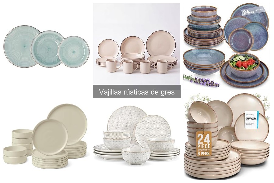 Dónde Comprar Vajillas Rústicas de Gres: Mejores Tiendas y Ofertas