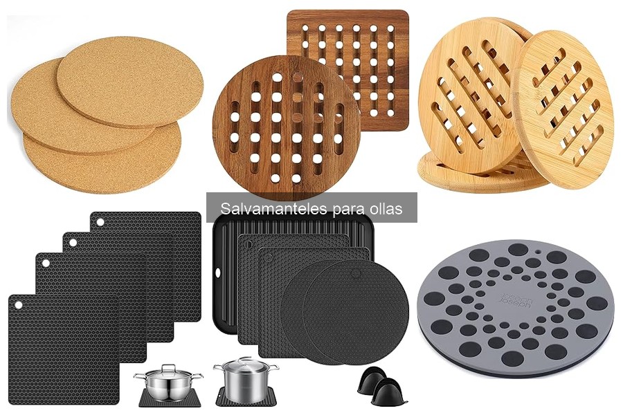 Eficacia de los salvamanteles para ollas en madera