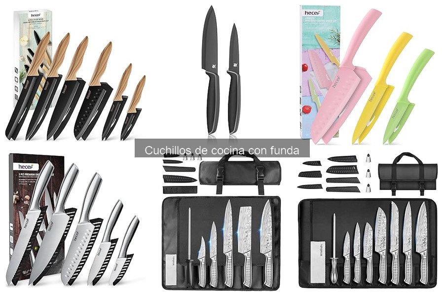 Errores comunes al usar cuchillos de cocina con funda