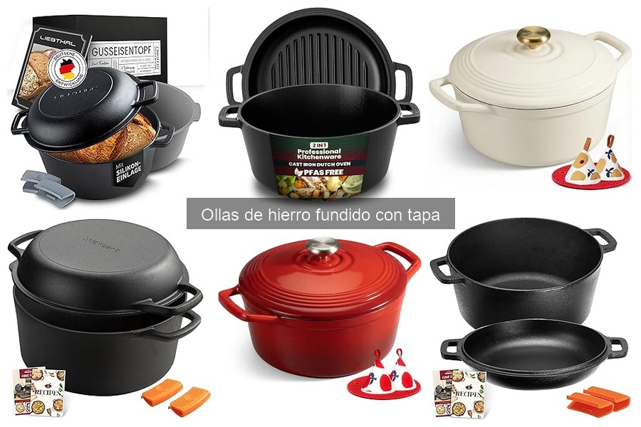 Errores comunes al usar ollas de hierro fundido con tapa