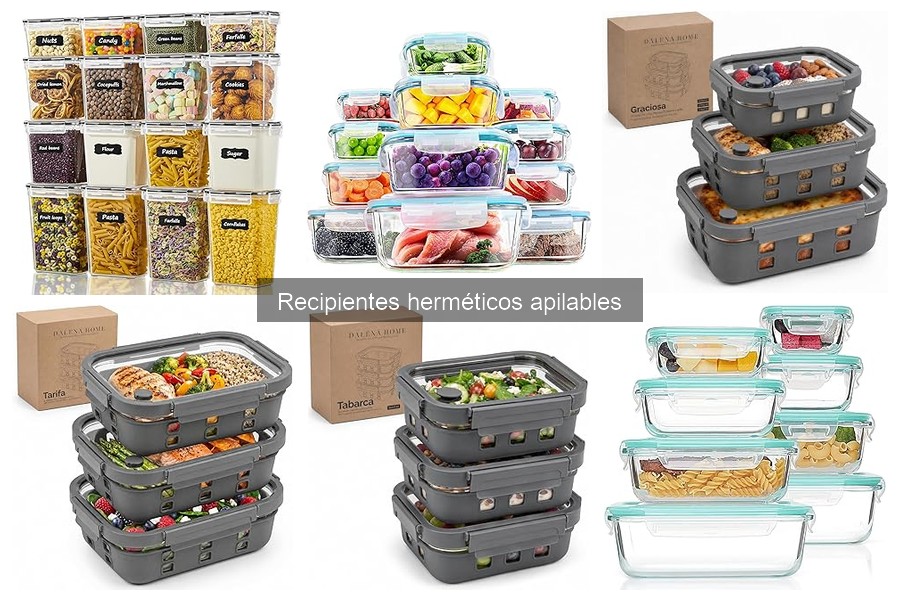 Errores comunes al usar recipientes herméticos apilables