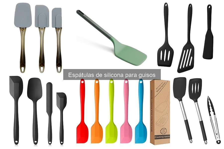 Espátulas de silicona: características y usos en guisos