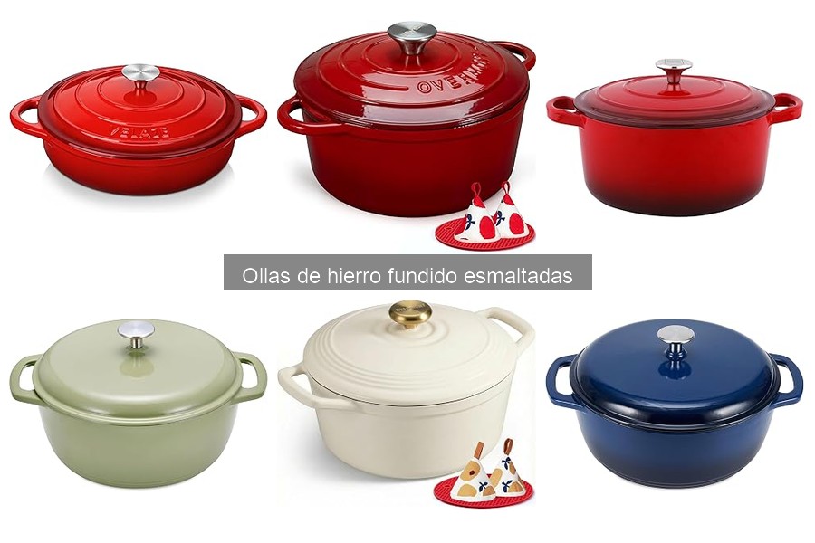 Experiencias reales con ollas de hierro fundido esmaltadas