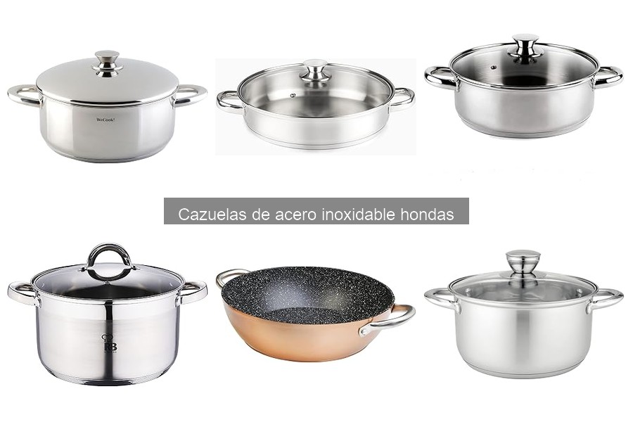 Grosor ideal para cazuelas de acero inoxidable hondas