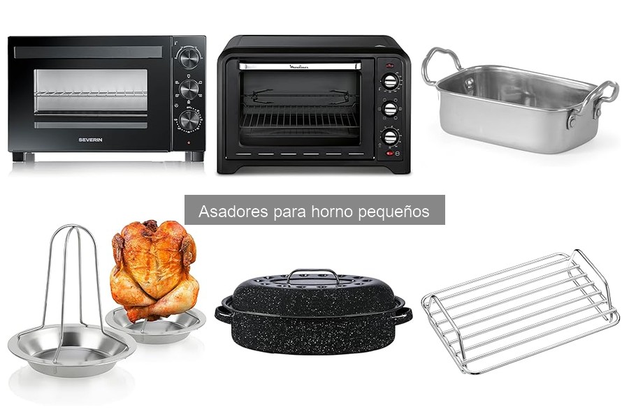 Guía de compra: Asadores para horno pequeños