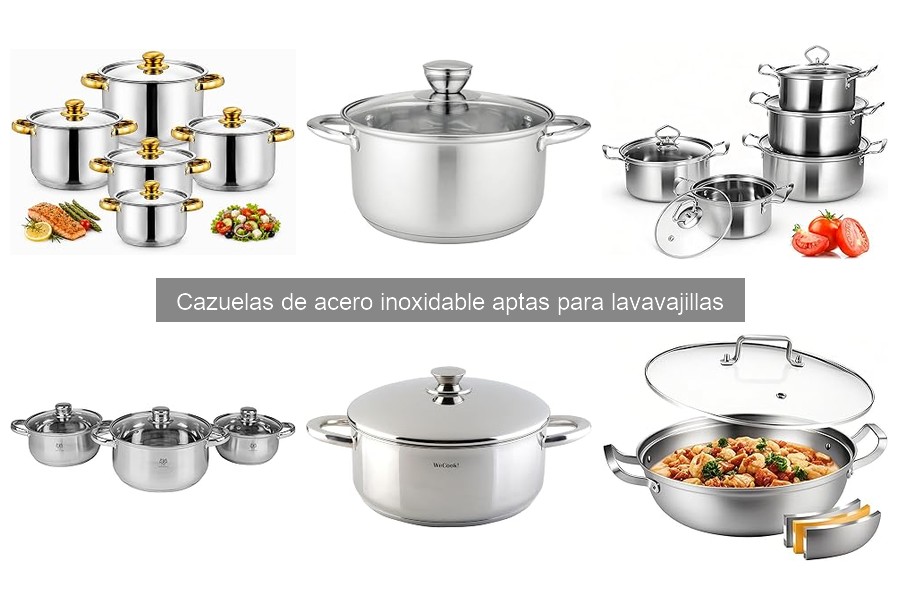 Guía de compra: Cazuelas de acero inoxidable para lavavajillas