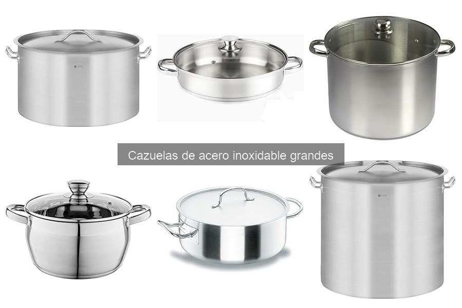 Guía de compra de cazuelas de acero inoxidable grandes