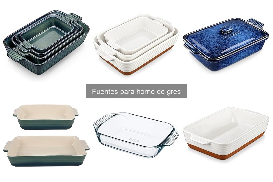 Guía de compra de fuentes para horno de gres