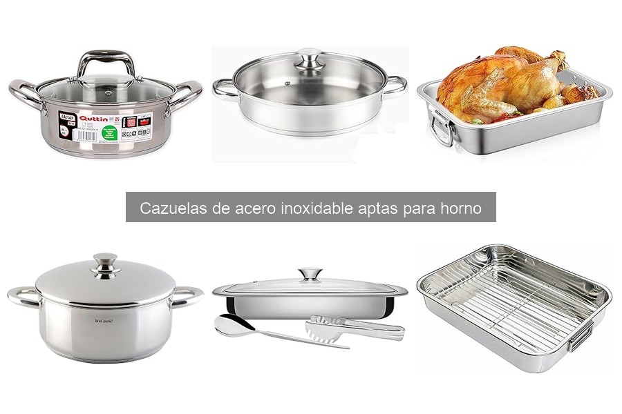 Guía para elegir cazuelas de acero inoxidable para horno