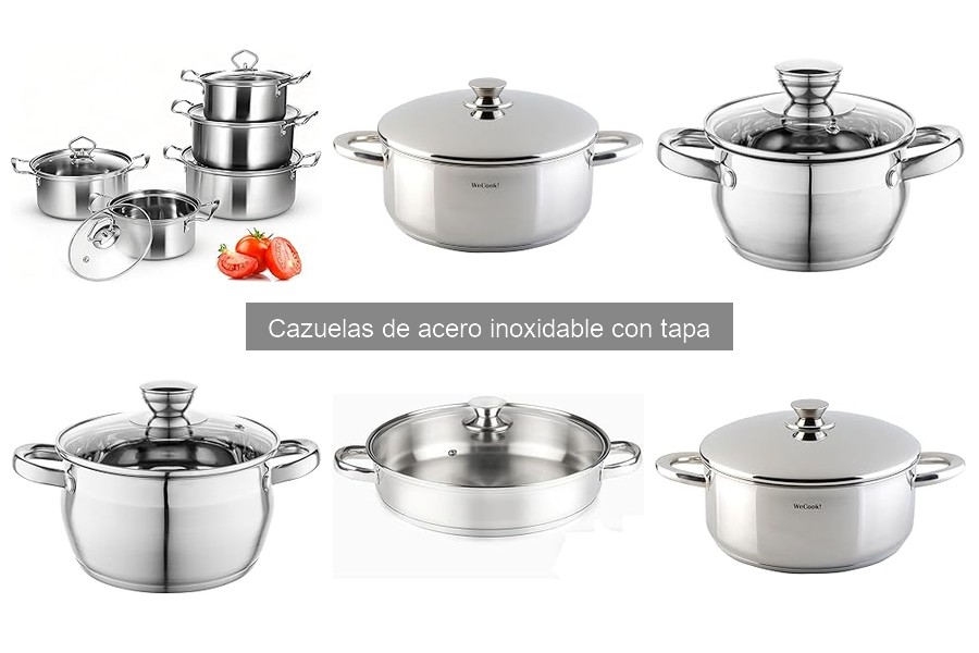 Guía para elegir la mejor cazuela de acero inoxidable con tapa