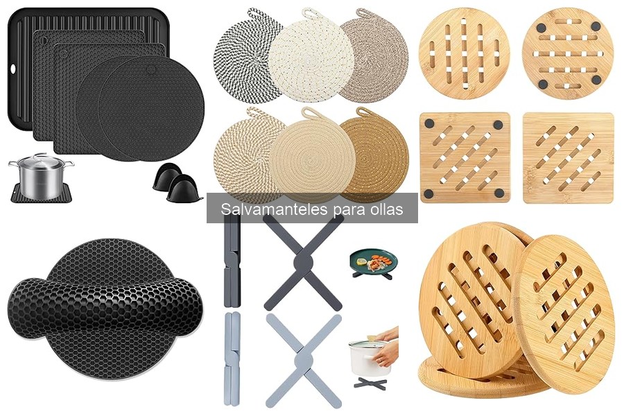 Instrucciones para usar correctamente un salvamanteles para ollas