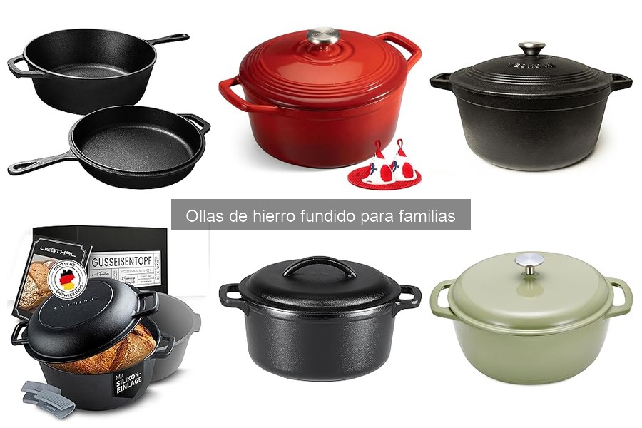 ¿Las ollas de hierro fundido son aptas para tu cocina?