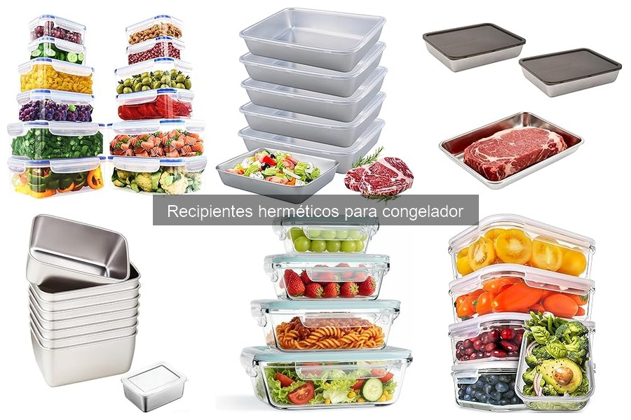 Mantenimiento y limpieza de recipientes herméticos para congelador