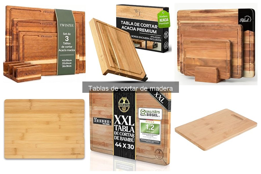 Mantenimiento y limpieza de tablas de cortar de madera