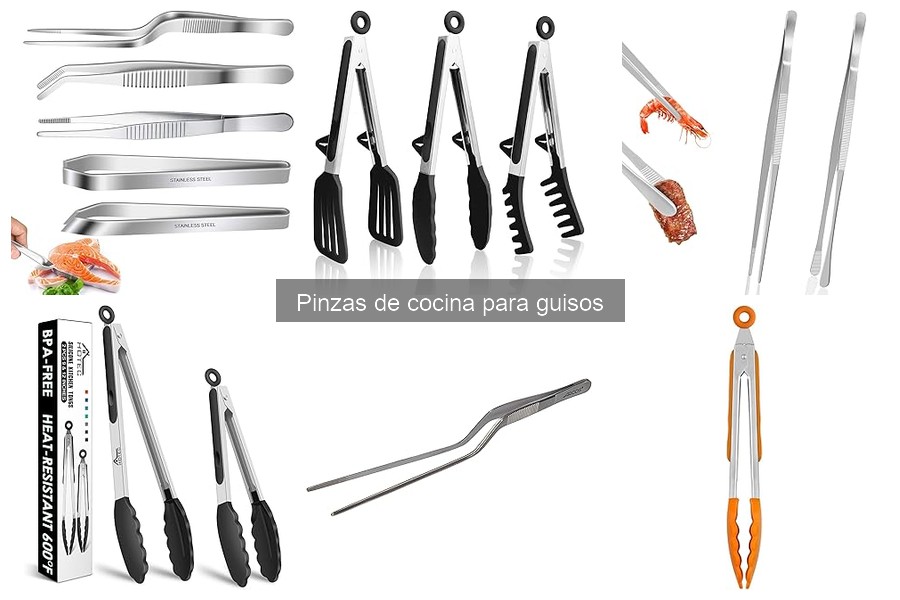 Mejorando tus guisos: accesorios para pinzas de cocina
