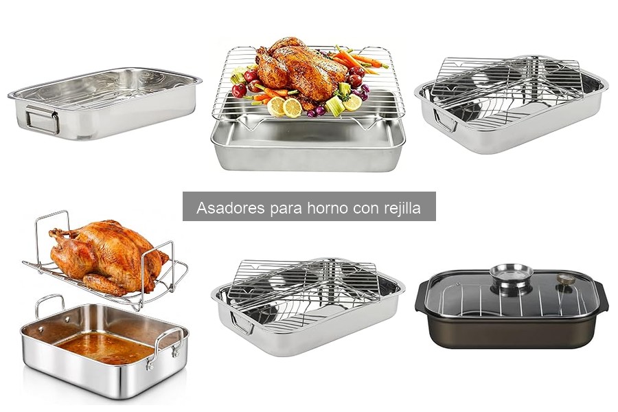 Mejores asadores para horno con rejilla de 2023