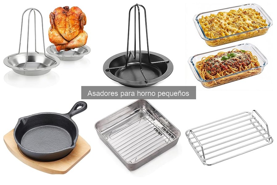 Mejores asadores para horno pequeños: comparativa y análisis