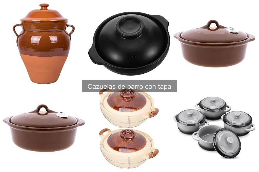 Mejores cazuelas de barro con tapa para asados en 2023