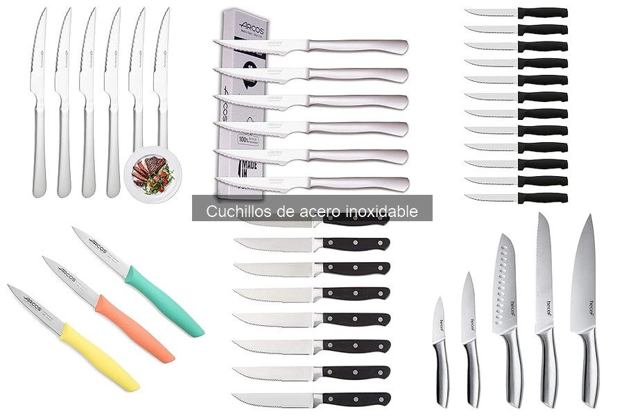 Mejores cuchillos de acero inoxidable para chefs profesionales