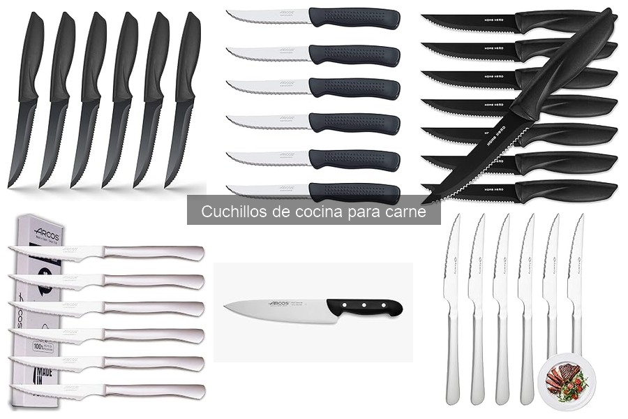 Mejores cuchillos de cocina para carne en 2023: Comparativa