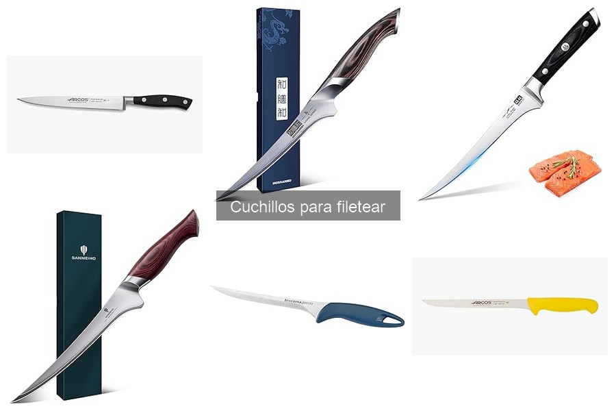 Mejores cuchillos para filetear en 2023 - Comparativa